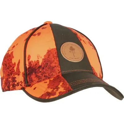 Pinewood Furudal Hunters Waterproof Cap Strata Blaze/Moss Green