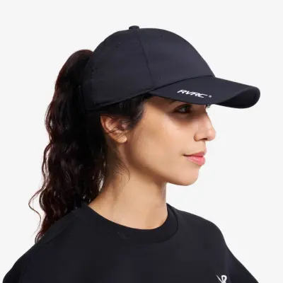 PONYTAIL CAP Dam Black, Storlek:One Size