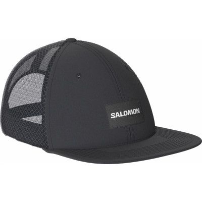 Salomon Trucker Flat Cap Deep Black/Deep Black