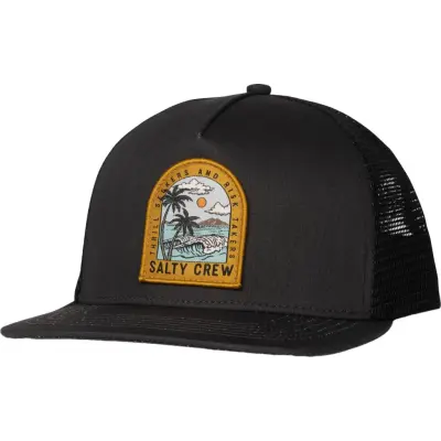 Salty Crew Archway Trucker Black