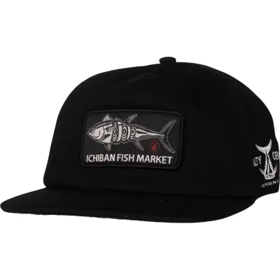Salty Crew Fish Market Snapback Black