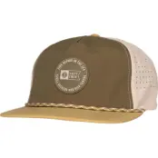 Salty Crew Topshot Snapback Olive/Gold