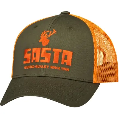 Sasta Deer cap Forest Green/Orange