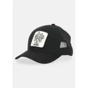 Seaside Trucker Cap, Black Octopus, Onesize, Träningstillbehör