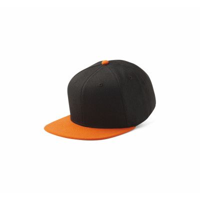 Snap Back Two Tones, Black/Orange, Onesize,  Wow