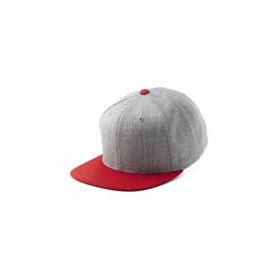Snap Back Two Tones, Lt Grey Mel/Red, Onesize,  Wow