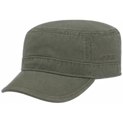 Stetson Army Cap Cotton Freshwater Angling Olive