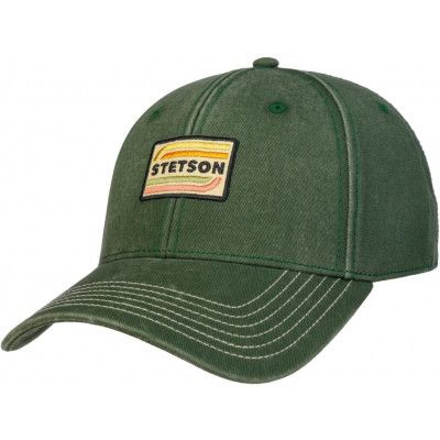 Stetson Lenloy Cotton Cap Washed Green