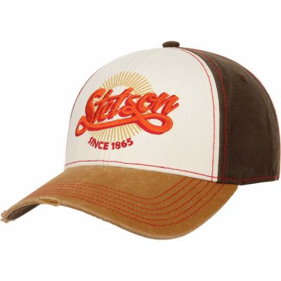 Stetson Men's Baseball Cap Vintage Distressed Beige