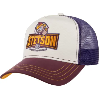 Stetson Hot Dog Boy Trucker Cap Purple