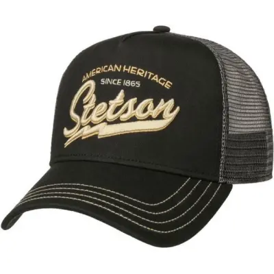 Stetson Since 1865 Trucker Cap Black