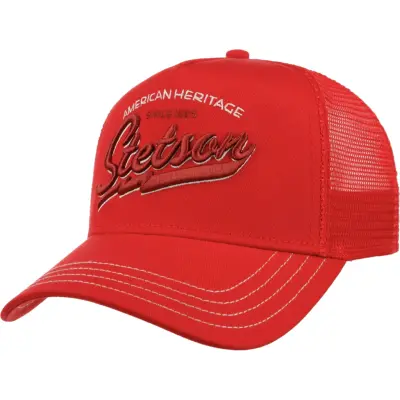 Stetson Since 1865 Trucker Cap Red