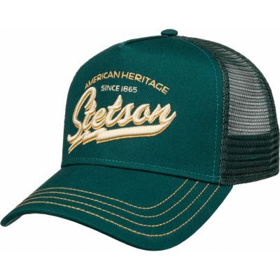 Stetson Unisex Trucker Cap American Heritage Classic Washed Green