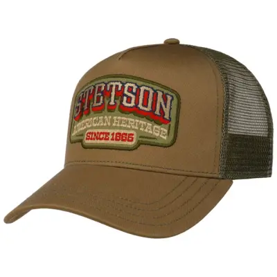 Stetson Trucker CapVintage Western Brown