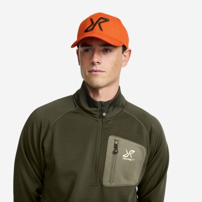 Snapback Logo Cap Unisex Pureed Pumpkin, Storlek:One Size