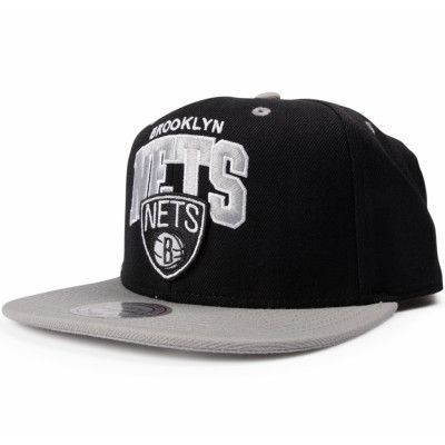 Team Arch Snapback, Black/Grey, Onesize,  Ness