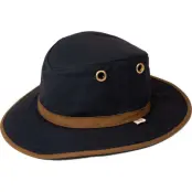 Tilley TWC7 Outback Waxed Cotton Navy/Tan