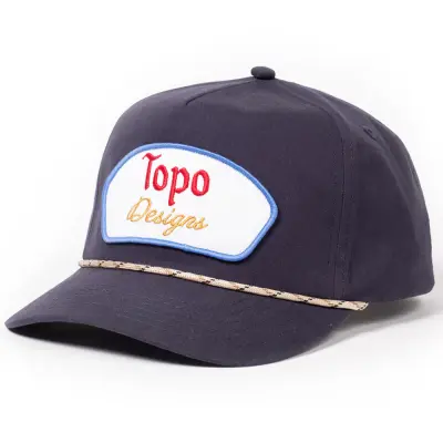Topo Designs Twill Rope Cap - Draft Midnight
