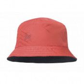 Buff Travel Bucket Hat Red-Black
