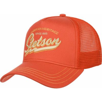 Stetson Unisex Trucker Cap American Heritage Classic Bright Orange
