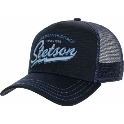 Stetson Unisex Trucker Cap American Heritage Classic Navy