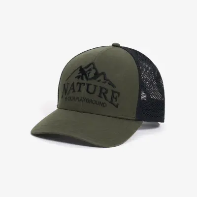 Trucker Snapback Cap Unisex Grape Leaf, Storlek:One Size