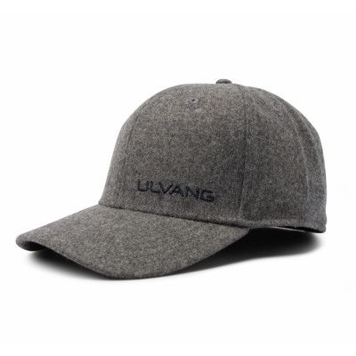 Ulvang Logo Caps, Dark Grey Melange/Granite, Onesize,  Ulvang