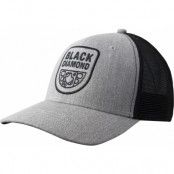 Unisex Trucker Hat Heathered Aluminum-Black