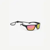 Virgo Polarized Sports Sunglasses Unisex Black/Pink Coral, Storlek:One Size - Accessoarer>Glasögon