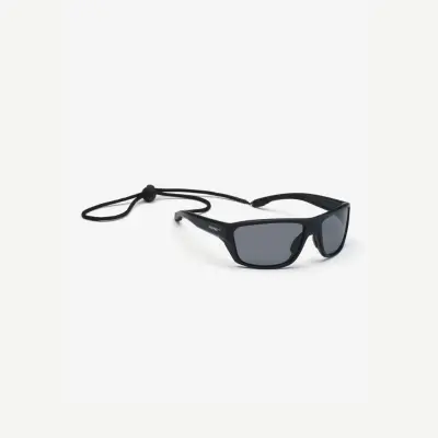 Virgo Polarized Sports Sunglasses Unisex Black/Smoke Grey, Storlek:One Size