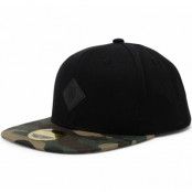 West 2-Tone Snapback Cap, Black Camo, Onesize, Varumärken