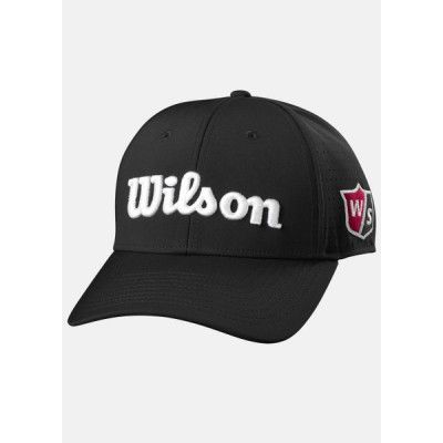 Wilson Performance Mesh Cap Bl, Black/, 50,  Hattar