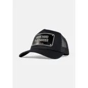Work Hard Play Harder, Black, Onesize, Hattar