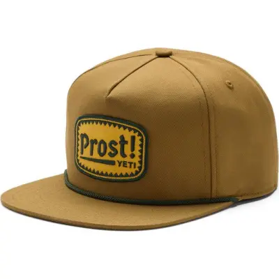 Yeti Prost! Flat Brim Rope Hat Brown