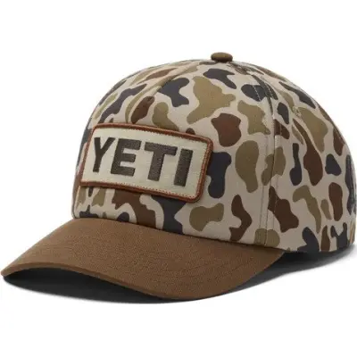 Yeti Woven Flat Birm Mid Pro Hat Wetlands Camo