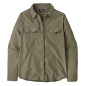 Patagonia W's L/S Self Guided Sun Shirt River Rock Green