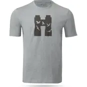 Swarovski Men's TSB T-Shirt Birds Grey