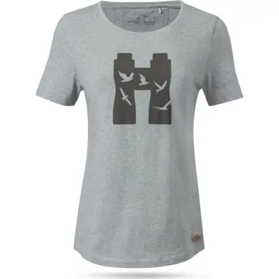 Swarovski Women's TSB T-Shirt Birds Grey