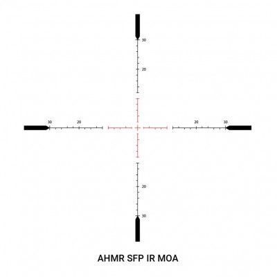 Athlon Midas HMR HD 2,5-15x50 SF SFP MOA Belyst Kikarsikte