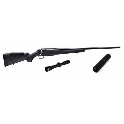 Tikka T3x Lite Adjust inkl Leupold VX-R + Stalon W110 ljuddämpare
