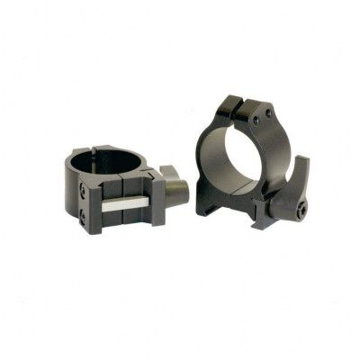 Warne Maxima QD 34 mm l�ga ringar (snabbf�sten)