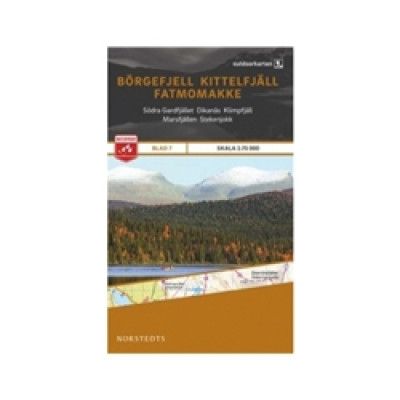 Norstedts Blad 7 Börgefjell-Kittelfjäll-Fatmomakke 1:75 000
