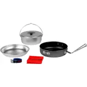 Trangia Campingset 124-T (Kittel 1L, Stekpanna 20 cm, Tallrik 20 cm)