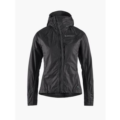 Klättermusen Ansur Hooded Wind Jacket W's Raven Black