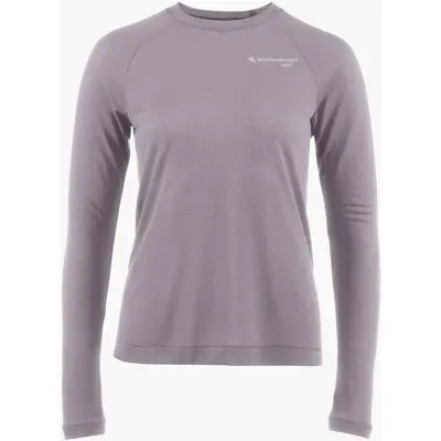 Klättermusen Groa LS Tee W's Purple Dove Purple Dove L