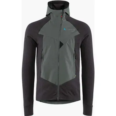 Klättermusen Hugin Zip Hoodie M's Raven-Teal Grey Raven-Teal Grey M