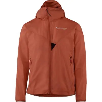 Klättermusen Women's Eitre Zip Hood Jacket Stone Red