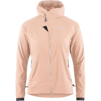 Klättermusen Women's Nal Hooded Jacket Cream Rose