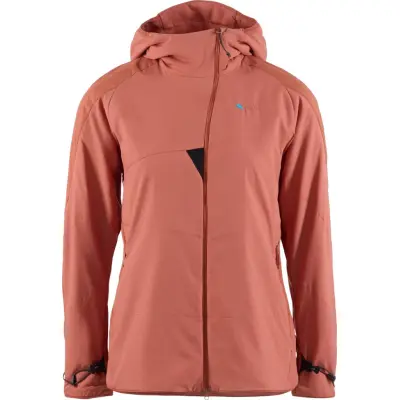 Klättermusen Women's Vili Hood Jacket Stone Red