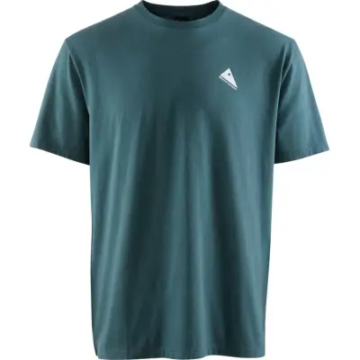 Klättermusen Men's Runa Rain Mouse Short Sleeve Tee Dark Deep Sea